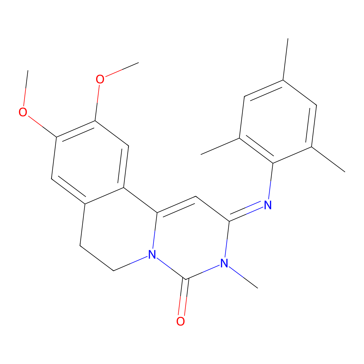 Trequinsin molecular structure, CAS 79855-88-2