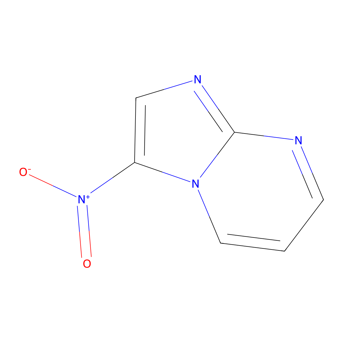 3-Nitroimidazo[1,2-a]pyrimidine molecular structure, CAS 798568-24-8