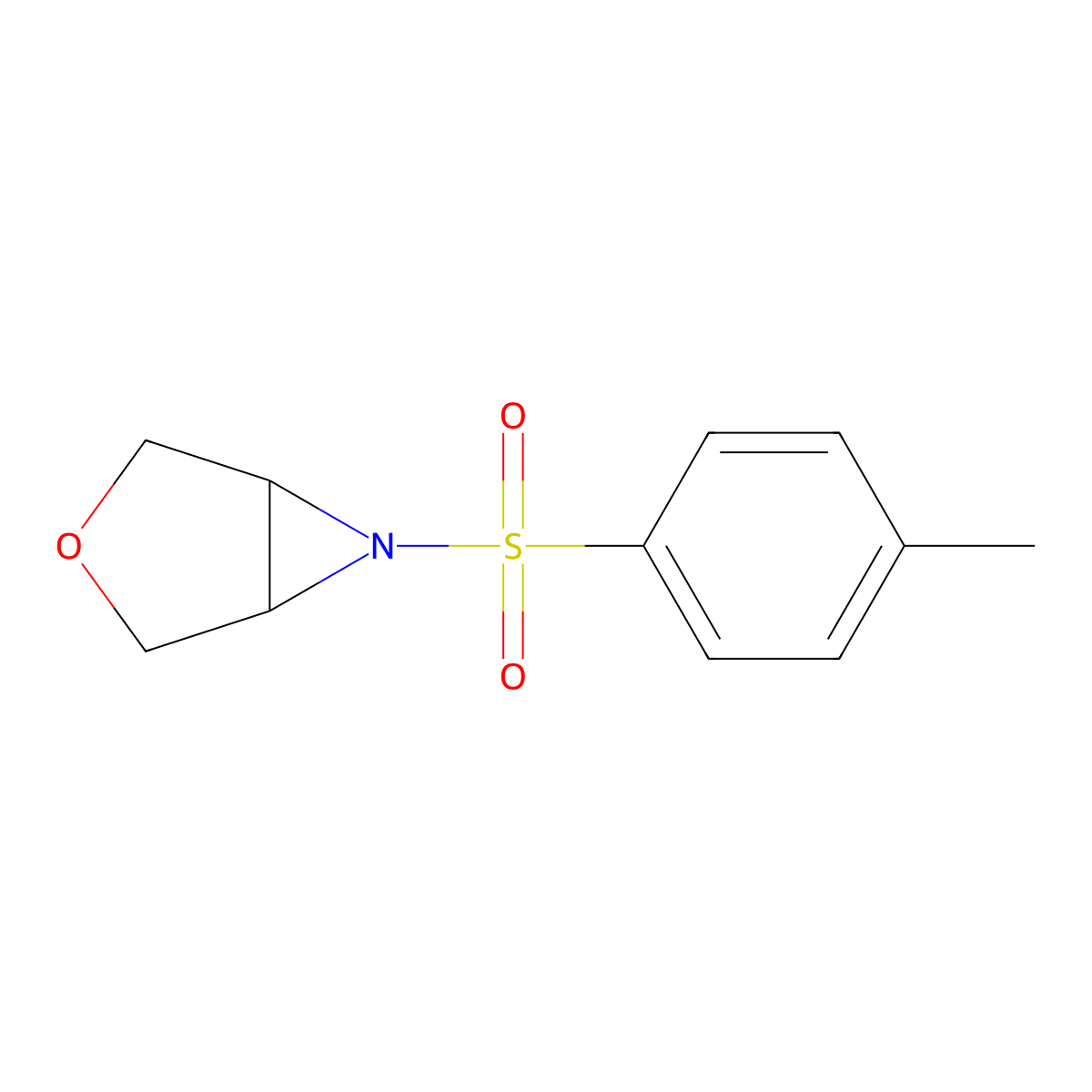 6-Tosyl-3-oxa-6-azabicyclo[3.1.0]hexane molecular structure, CAS 798575-96-9
