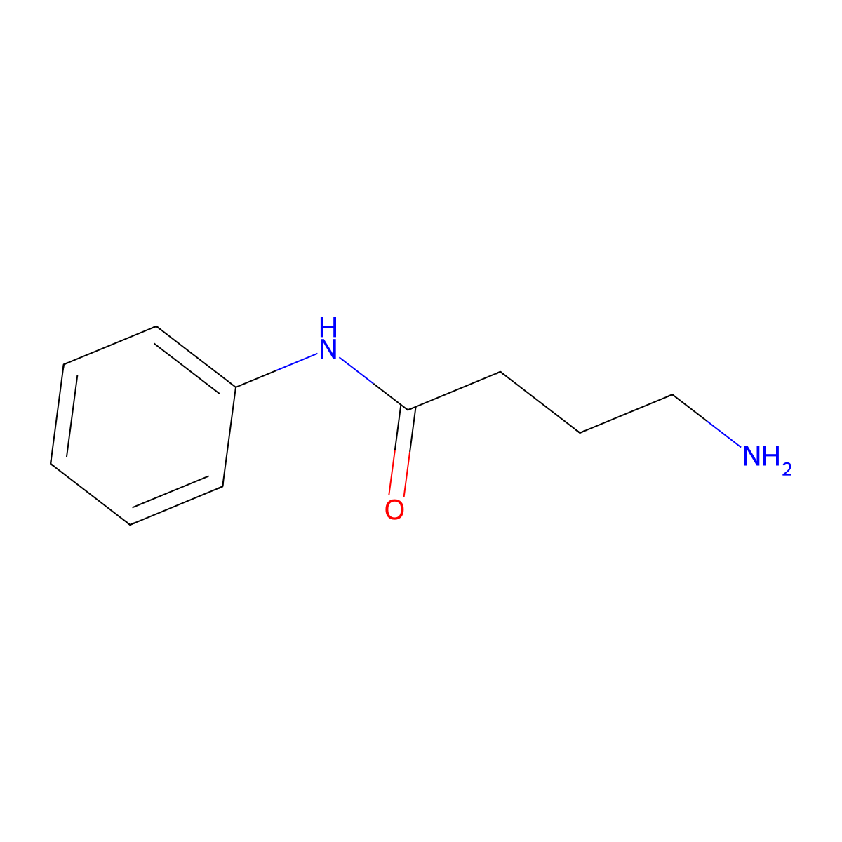 4-amino-N-phenylbutanamide molecular structure, CAS 79858-31-4