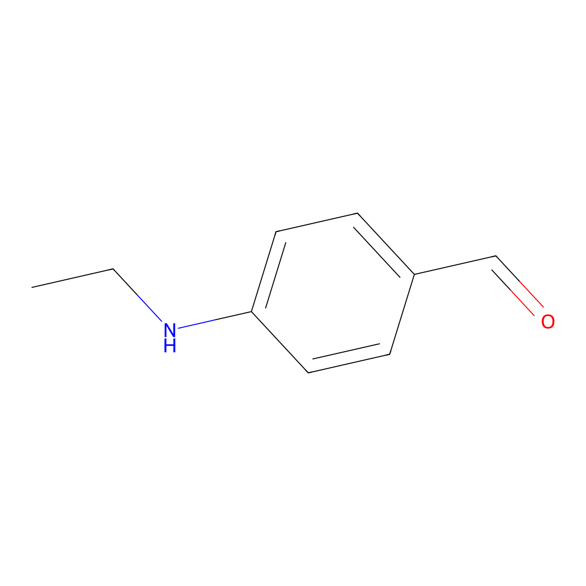 4-(Ethylamino)benzaldehyde molecular structure, CAS 79865-89-7