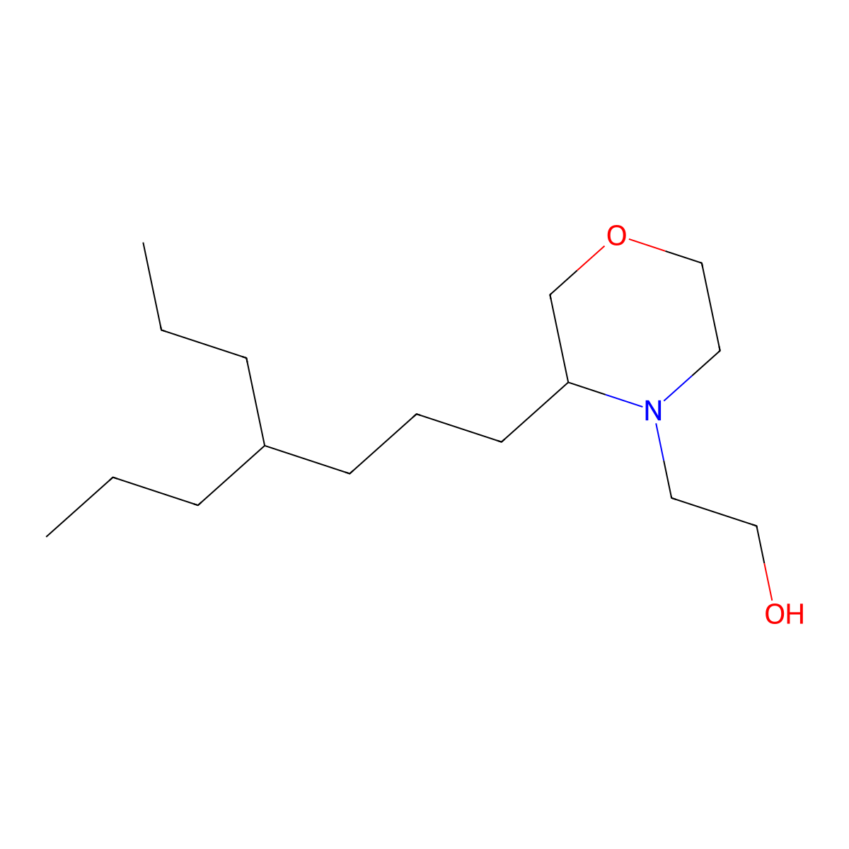 Delmopinol molecular structure, CAS 79874-76-3