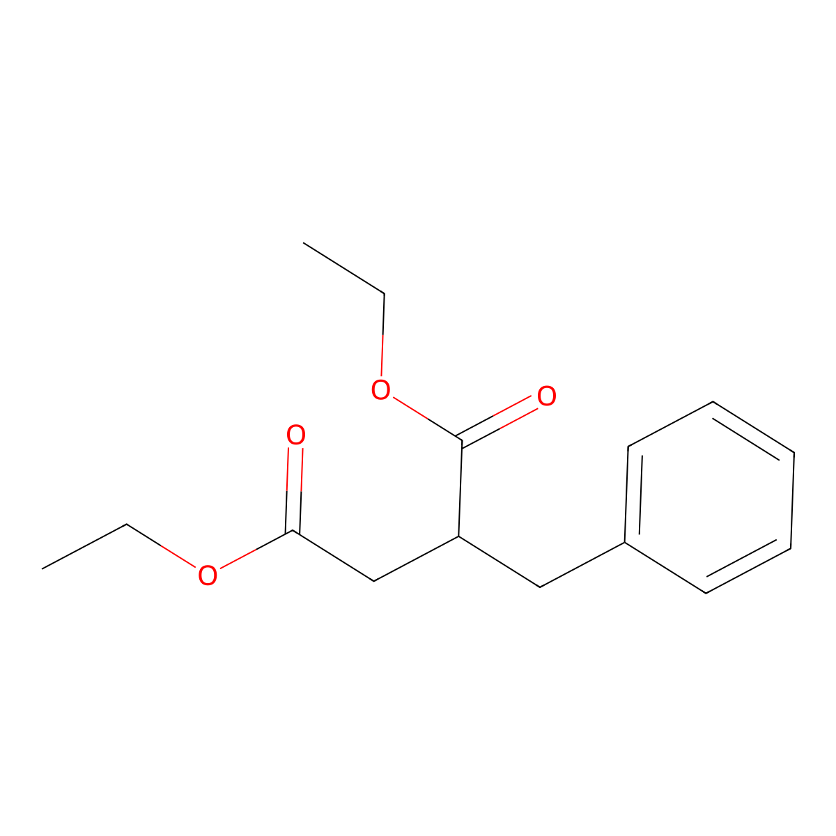 Diethyl benzylsuccinate molecular structure, CAS 79909-18-5