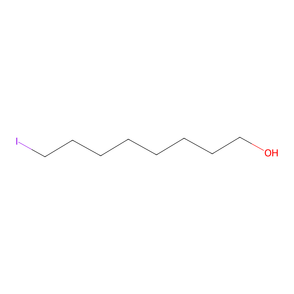 8-Iodooctan-1-ol molecular structure, CAS 79918-35-7