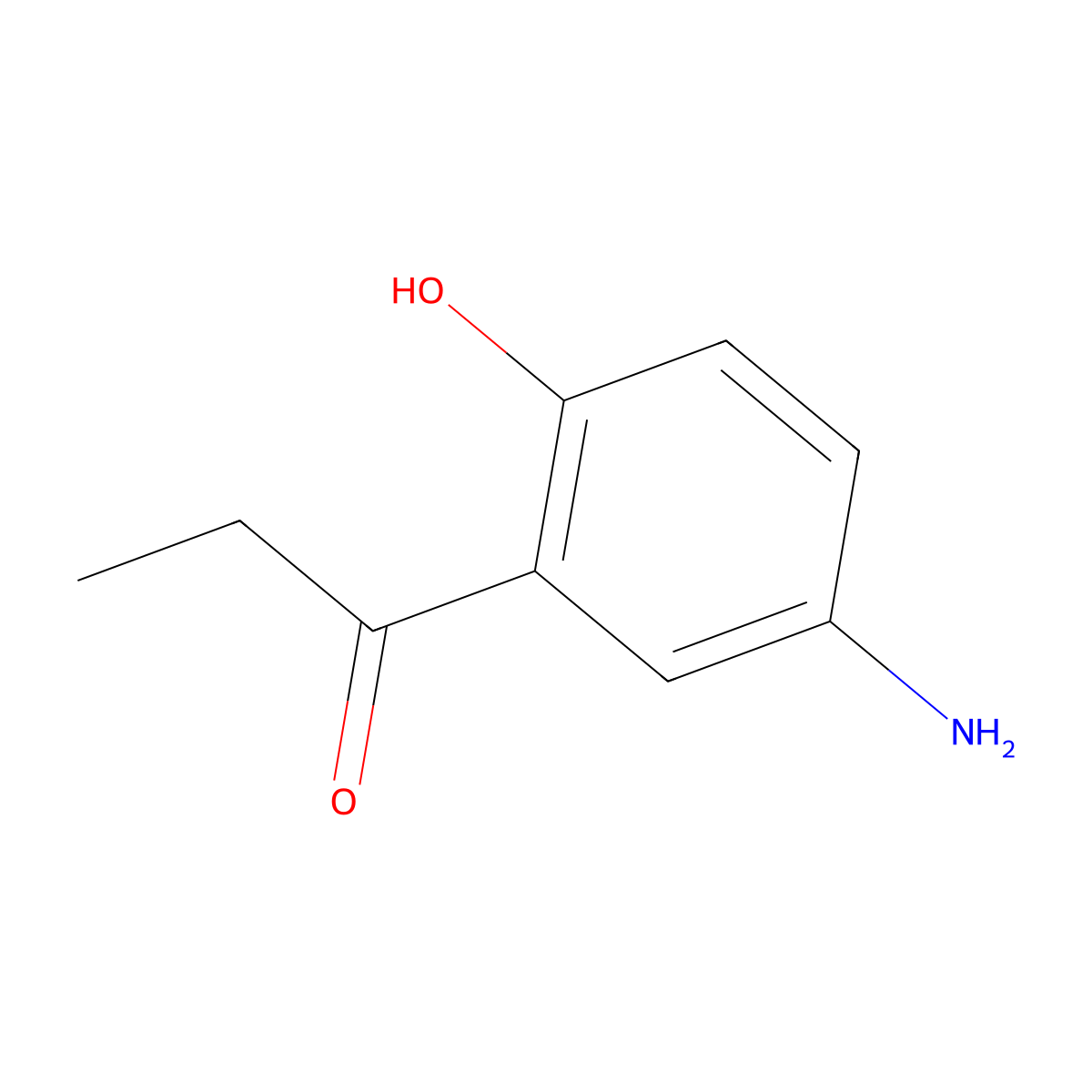 1-(5-Amino-2-hydroxyphenyl)propan-1-one molecular structure, CAS 79925-35-2