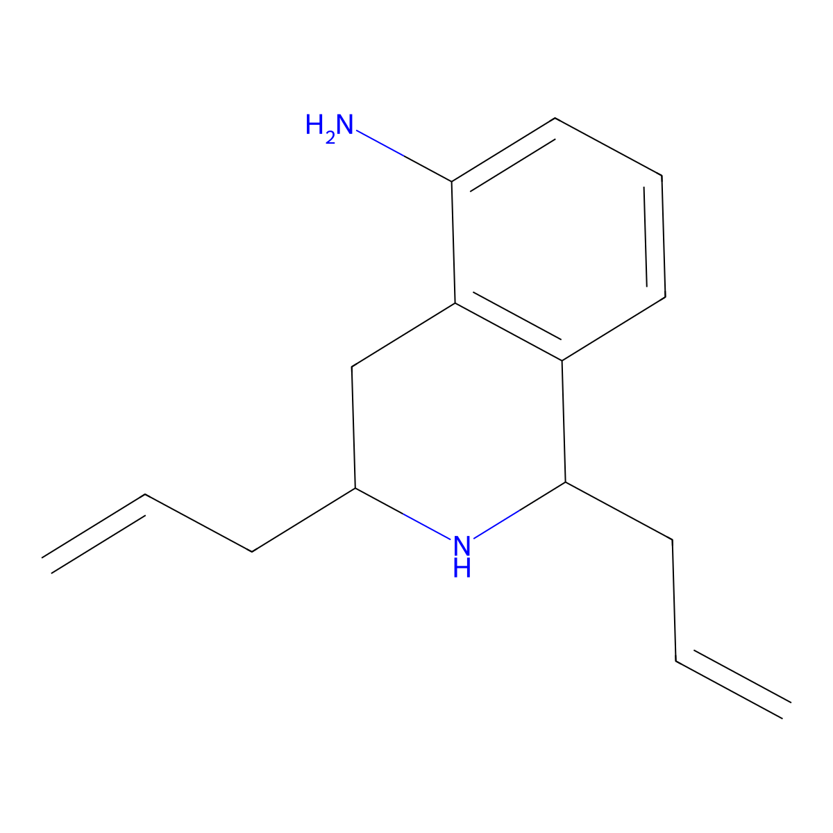1,3-Bis(prop-2-enyl)-1,2,3,4-tetrahydroisoquinolin-5-amine molecular structure, CAS 799251-76-6
