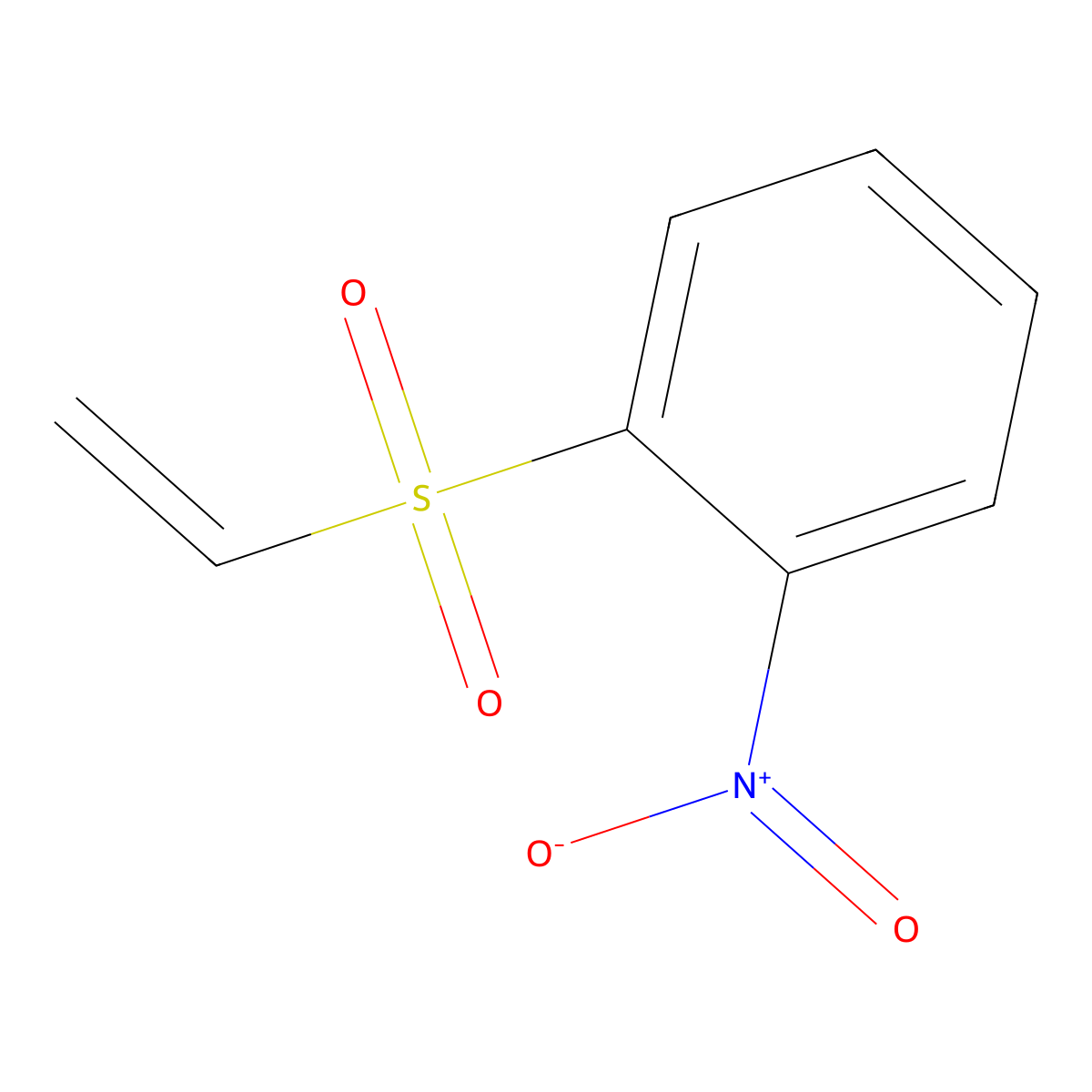 1-(Ethenesulfonyl)-2-nitrobenzene molecular structure, CAS 799279-55-3