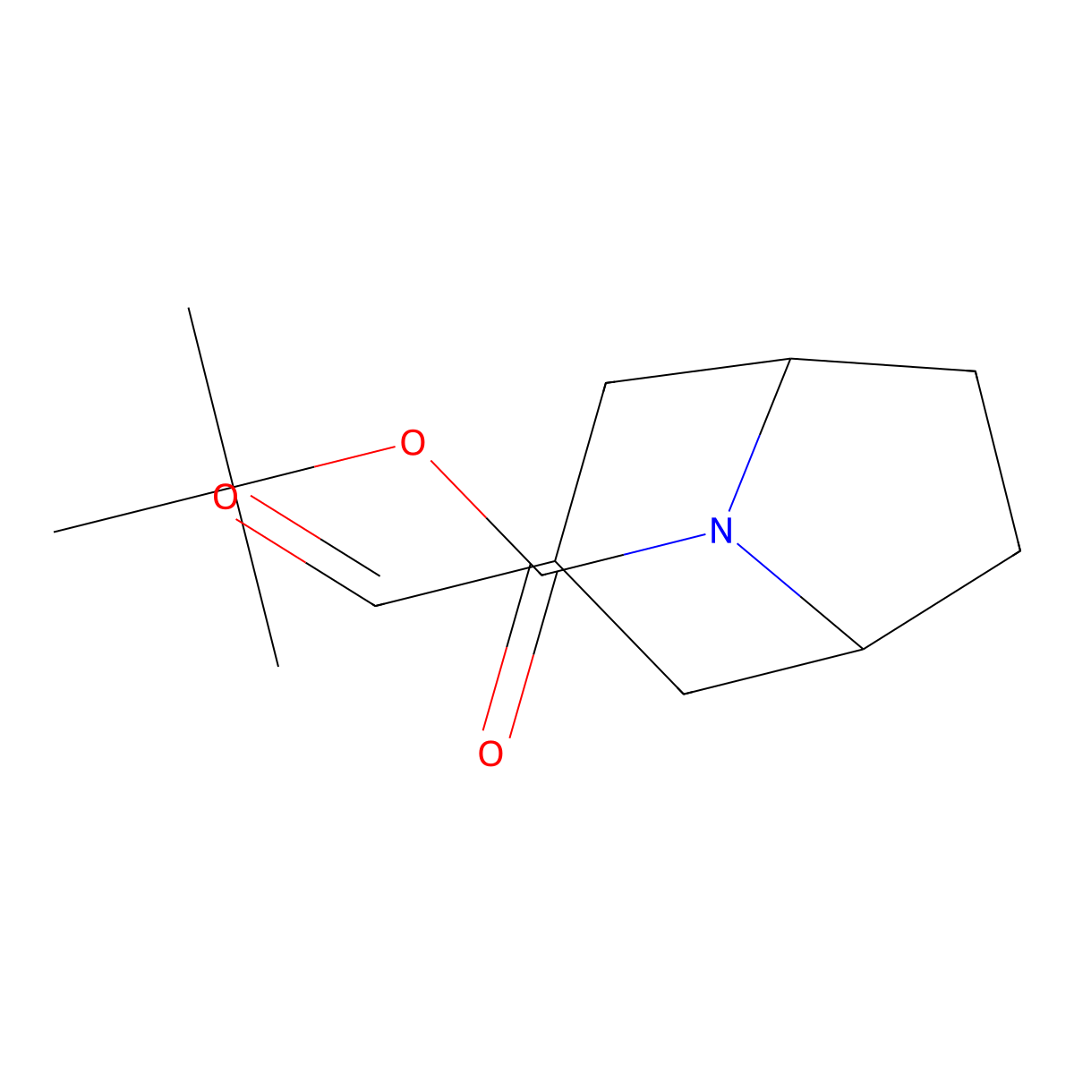 Tert-butyl 3-formyl-8-azabicyclo(3.2.1)octane-8-carboxylate molecular structure, CAS 799283-63-9