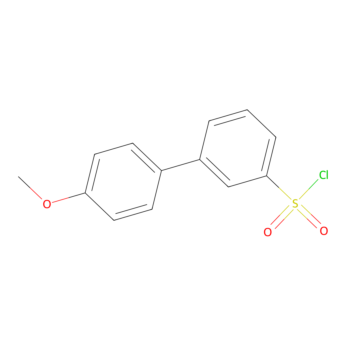 4'-Methoxy[1,1'-biphenyl]-3-sulfonyl chloride molecular structure, CAS 799283-94-6
