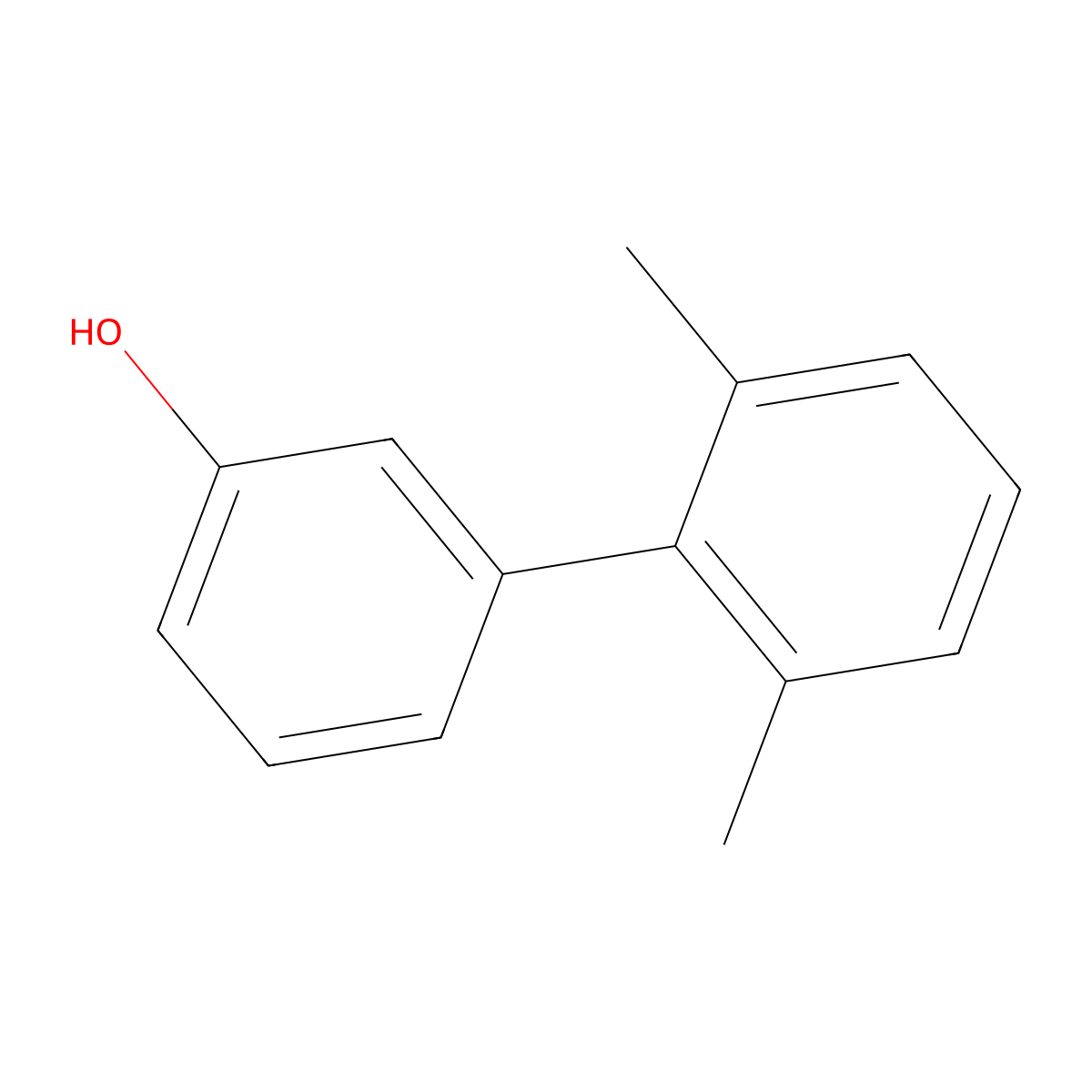 3-(2,6-Dimethylphenyl)phenol molecular structure, CAS 799285-84-0