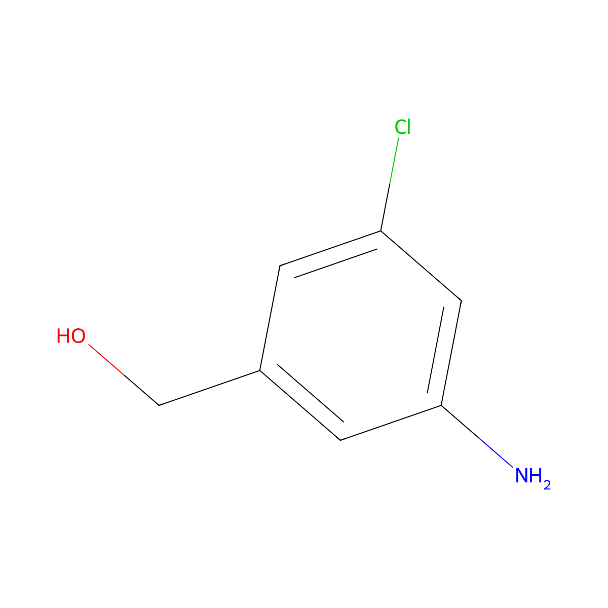 (3-Amino-5-chlorophenyl)methanol molecular structure, CAS 79944-63-1
