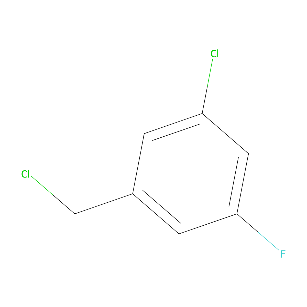 1-Chloro-3-(chloromethyl)-5-fluorobenzene molecular structure, CAS 79944-65-3