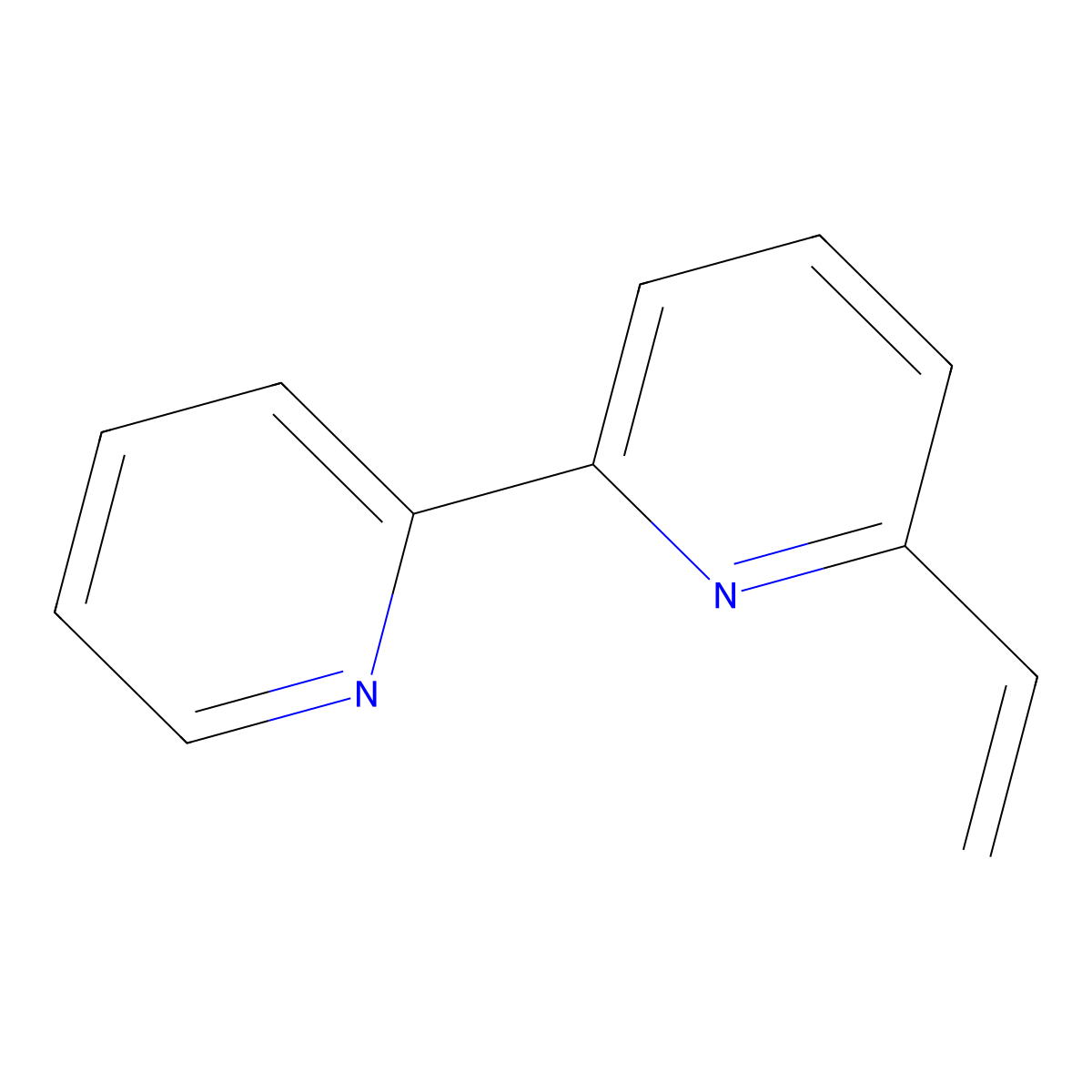 6-Ethenyl-2,2'-bipyridine molecular structure, CAS 79964-37-7