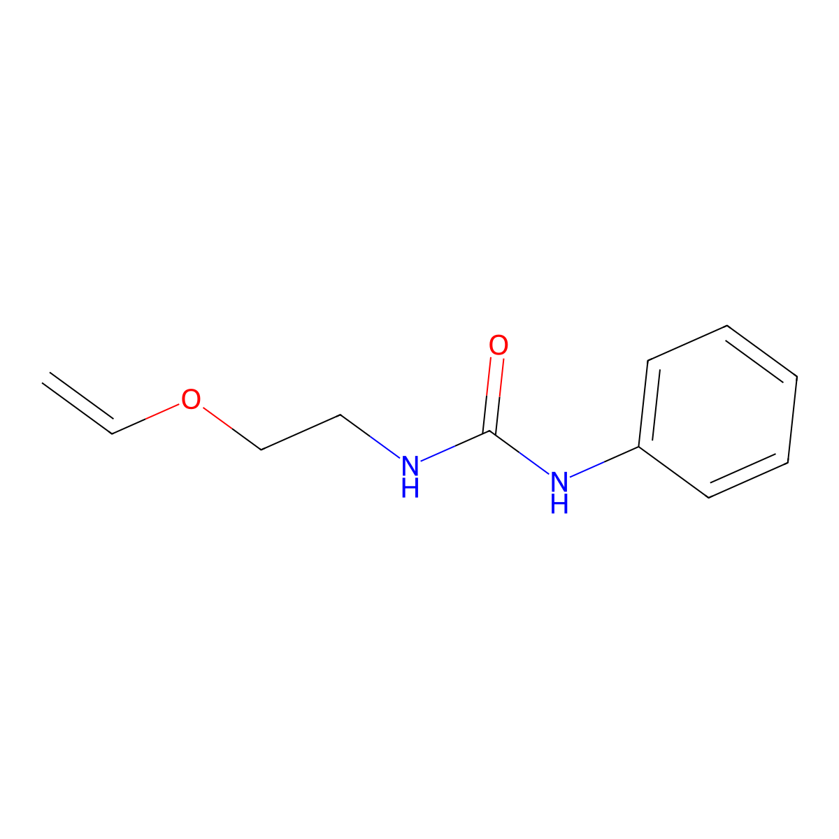 Urea, N-[2-(ethenyloxy)ethyl]-N'-phenyl- molecular structure, CAS 79967-93-4