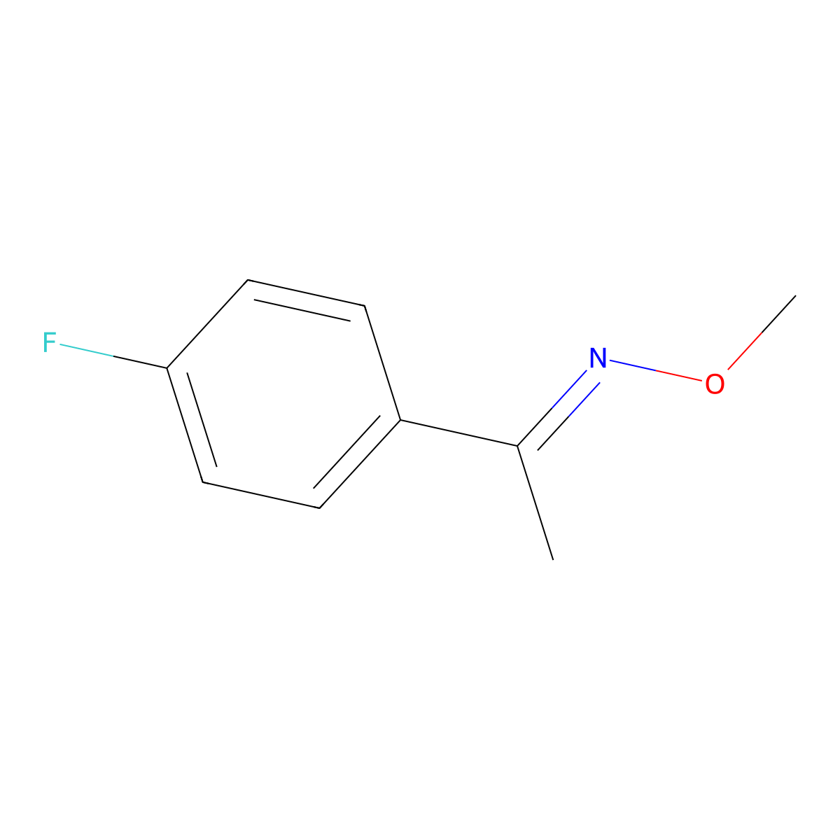 [1-(4-Fluorophenyl)ethylidene](methoxy)amine molecular structure, CAS 799774-89-3