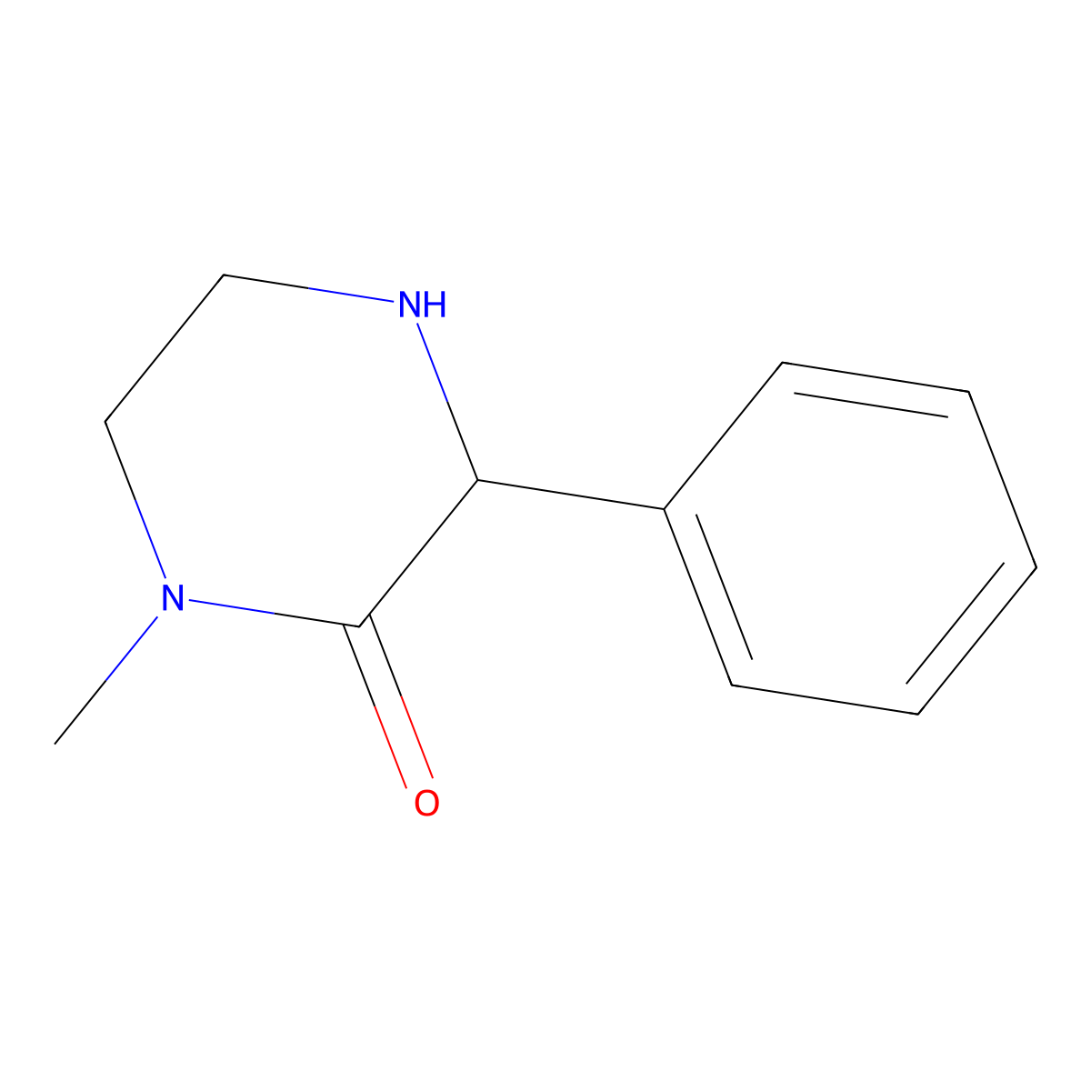 1-Methyl-3-phenylpiperazin-2-one molecular structure, CAS 799796-66-0