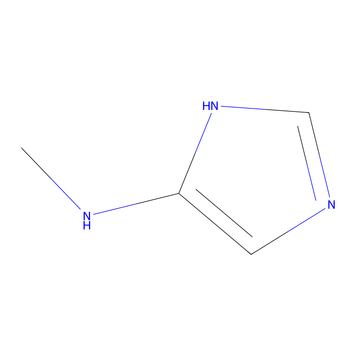 N-methyl-1H-imidazol-5-amine molecular structure, CAS 799813-64-2
