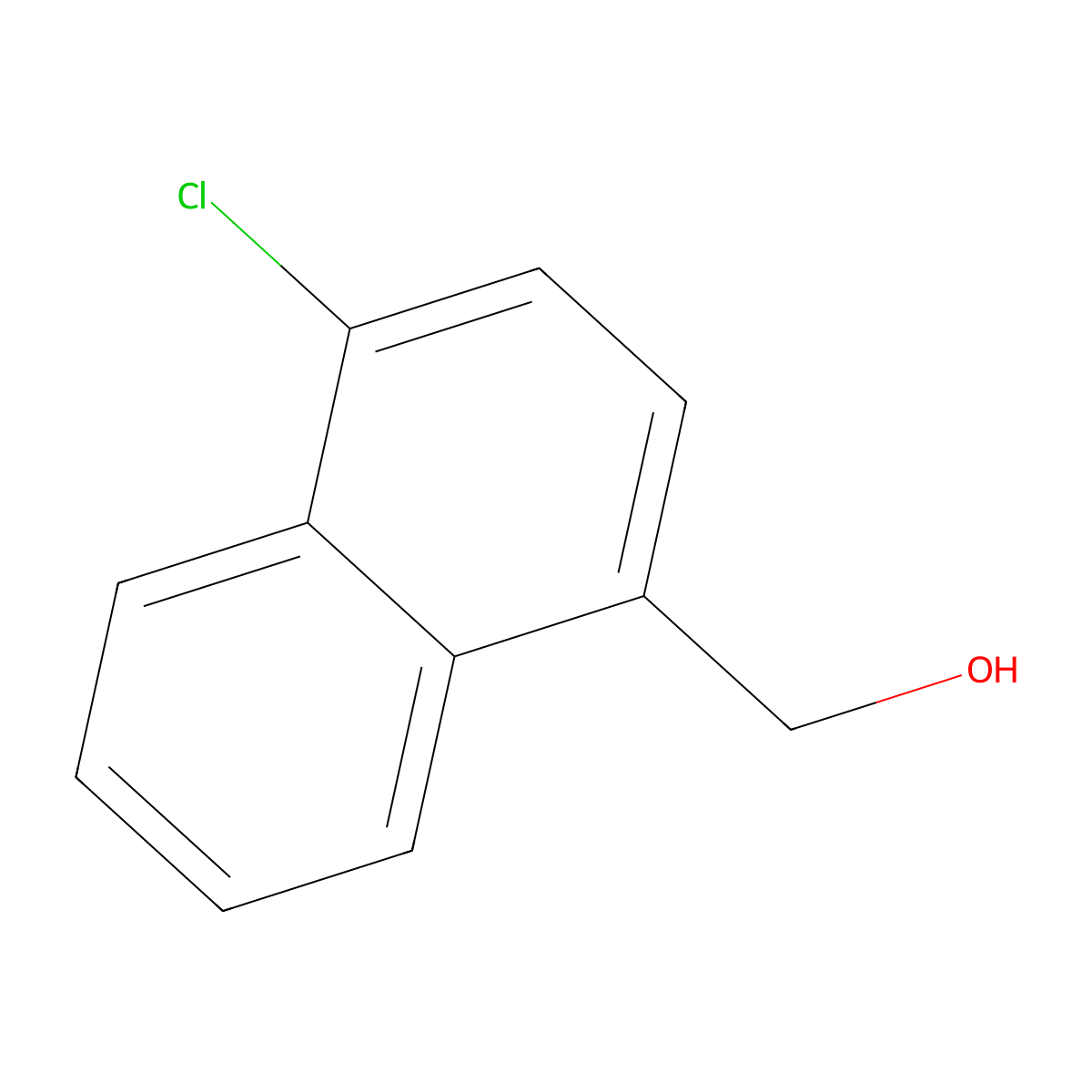 4-Chloro-1-naphthalenemethanol molecular structure, CAS 79996-89-7