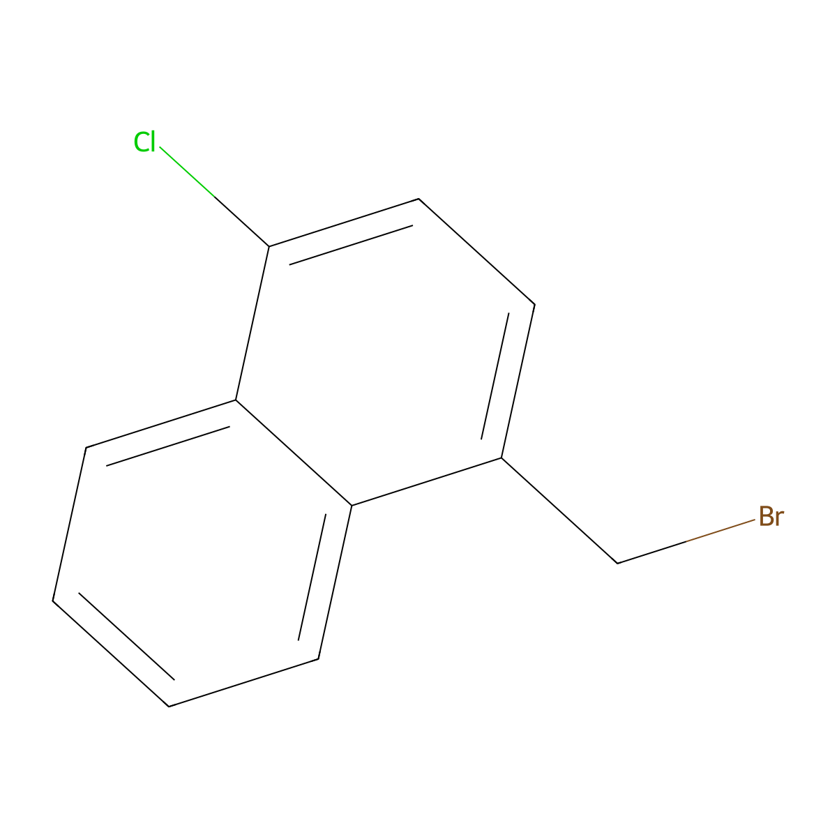 1-(Bromomethyl)-4-chloronaphthalene molecular structure, CAS 79996-98-8