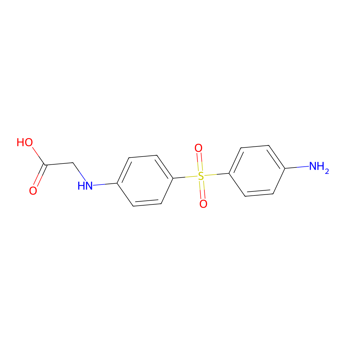 Acediasulfone molecular structure, CAS 80-03-5