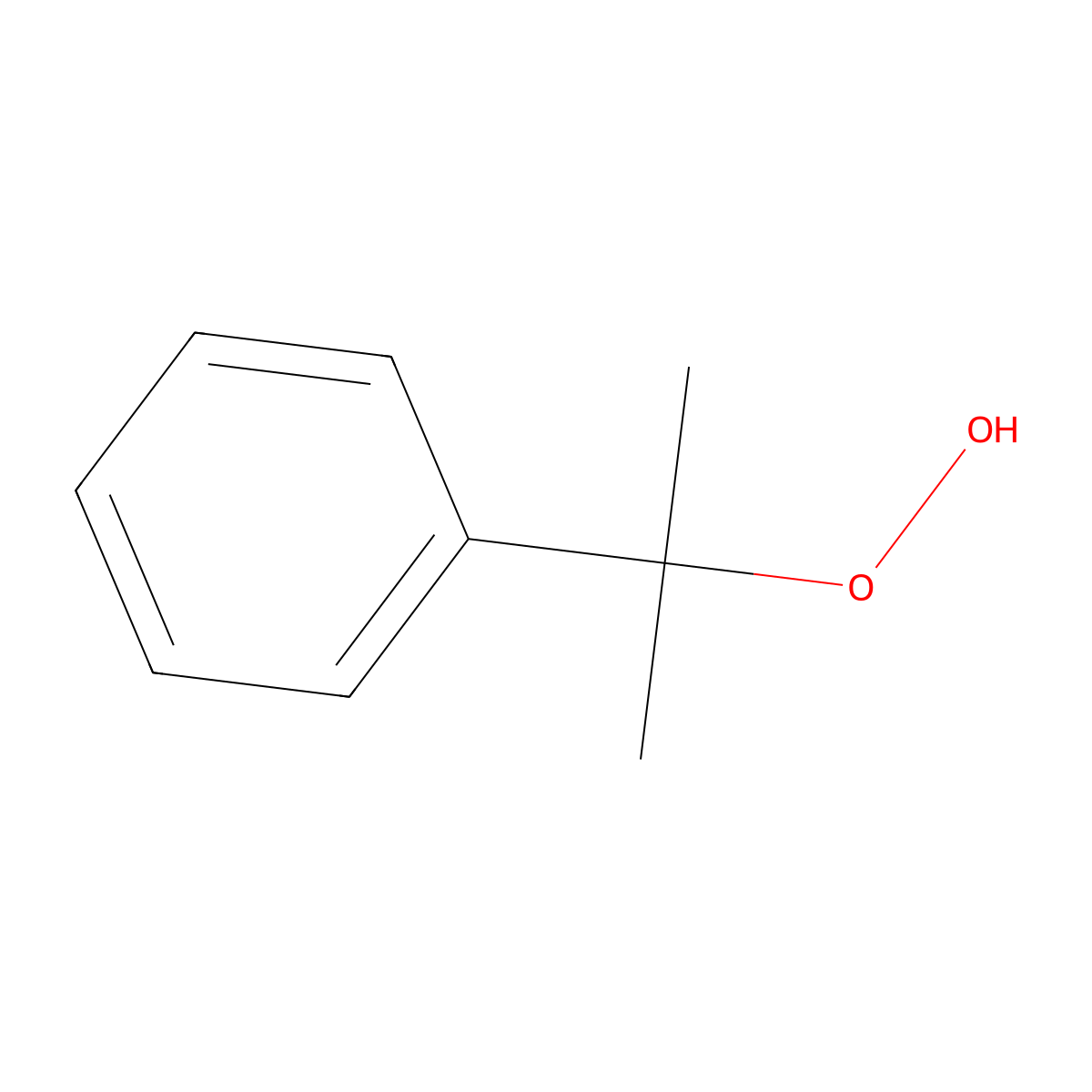 Cumene Hydroperoxide molecular structure, CAS 80-15-9
