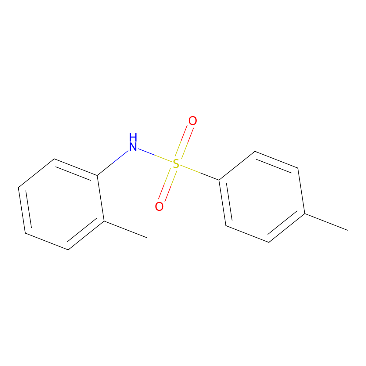 p-Toluenesulfono-o-toluidide molecular structure, CAS 80-28-4
