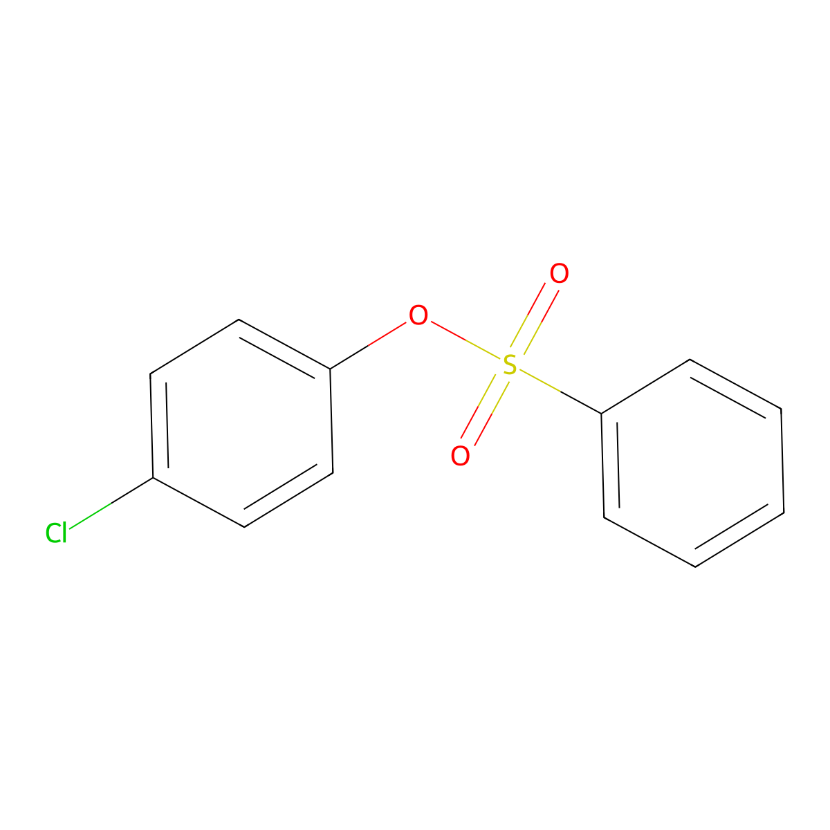 Fenson molecular structure, CAS 80-38-6