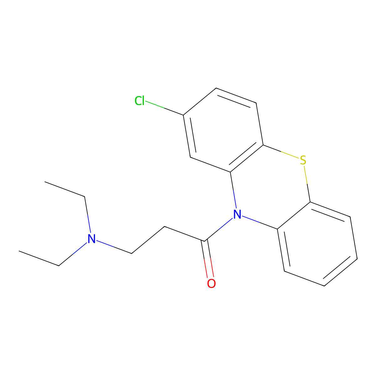 Chloracizine molecular structure, CAS 800-22-6