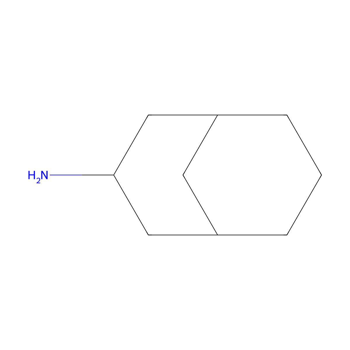 Bicyclo[3.3.1]nonan-3-amine molecular structure, CAS 800365-25-7