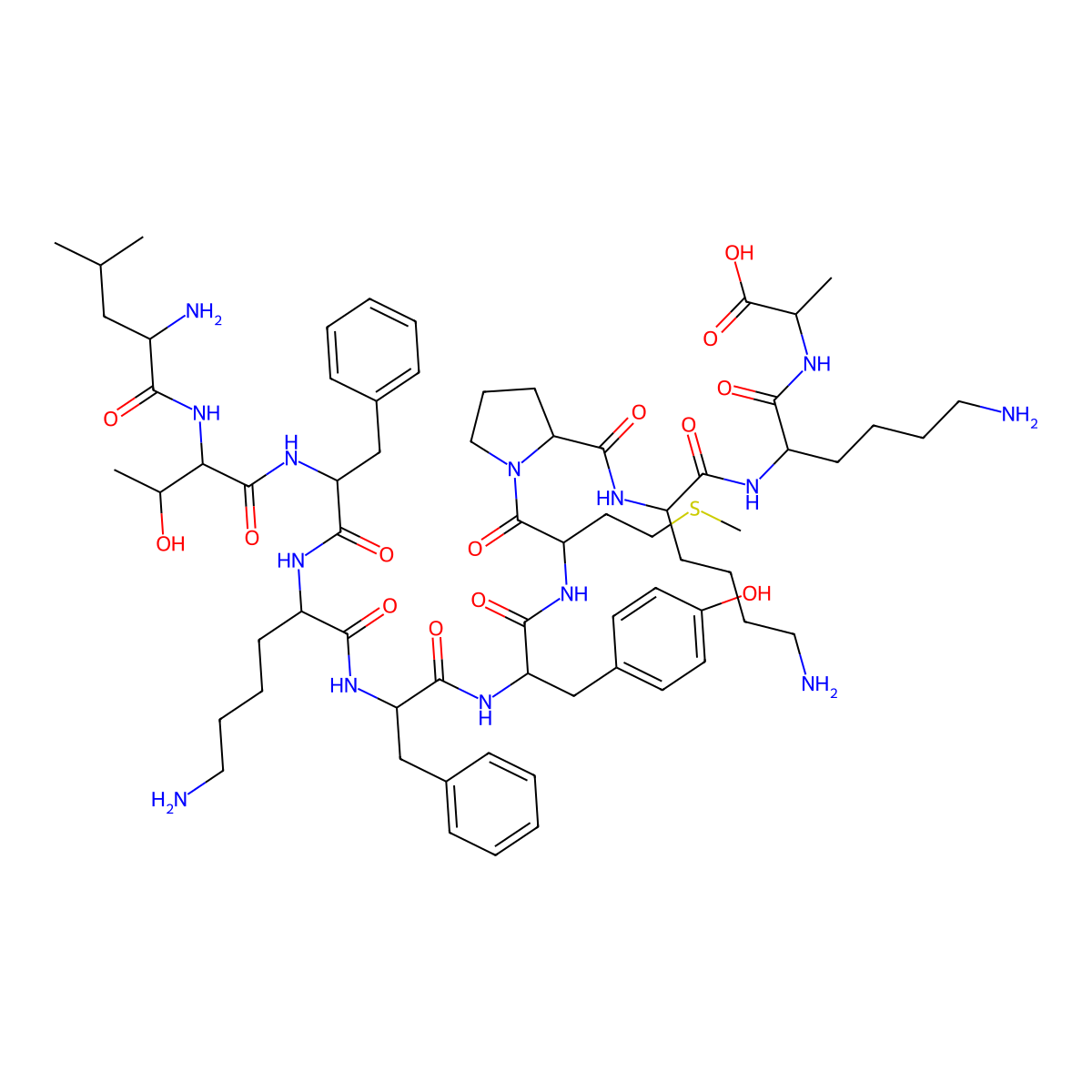 Interleukin II (60-70) molecular structure, CAS 800379-41-3