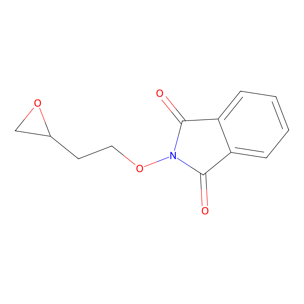 2-[2-(Oxiran-2-yl)ethoxy]isoindole-1,3-dione molecular structure, CAS 80042-04-2