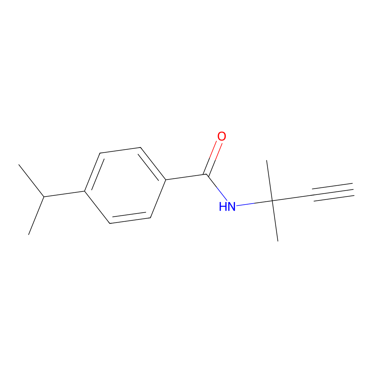 Isopropylpropyzamide molecular structure, CAS 80045-52-9