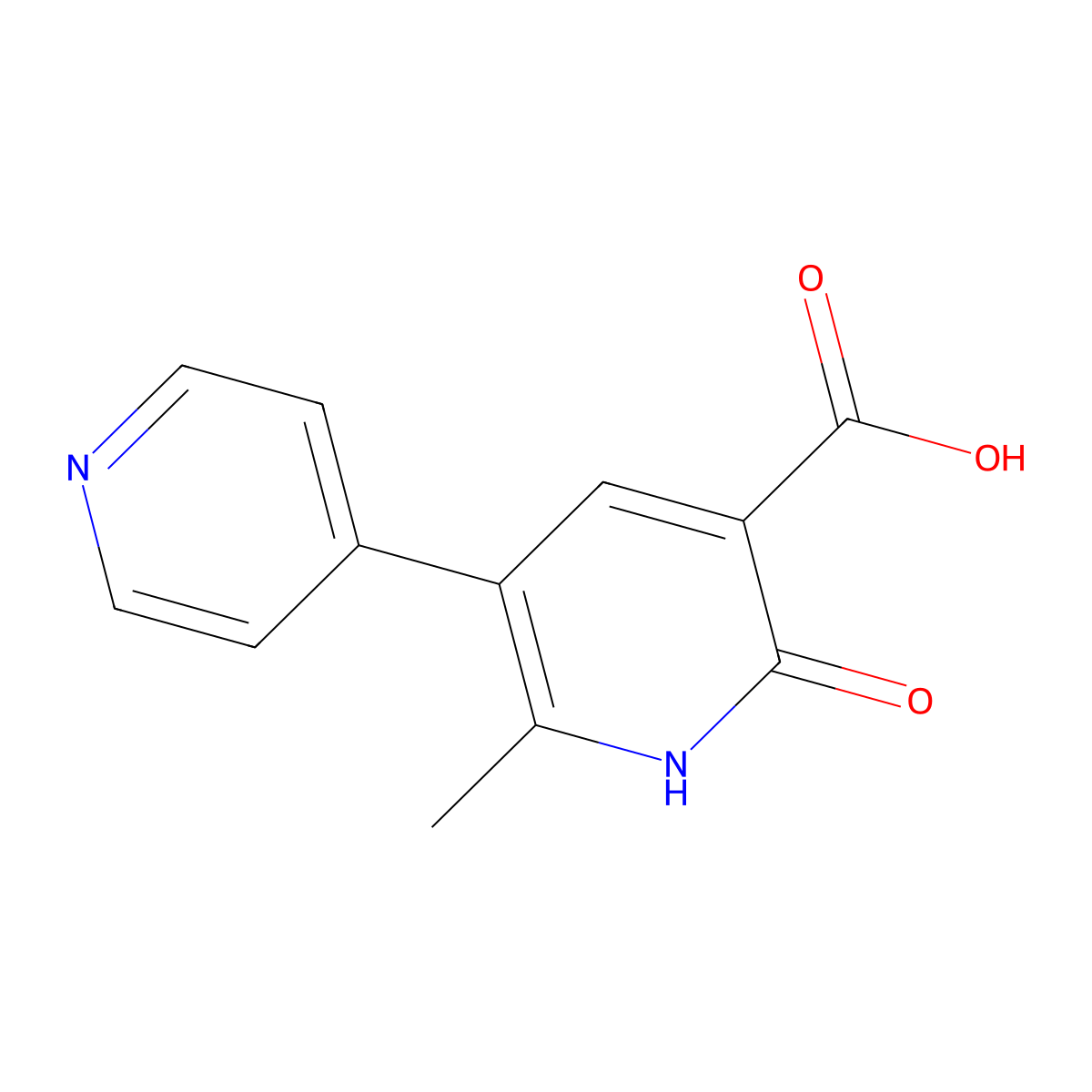 5-Decyano 5-Carboxymilrinone molecular structure, CAS 80047-38-7