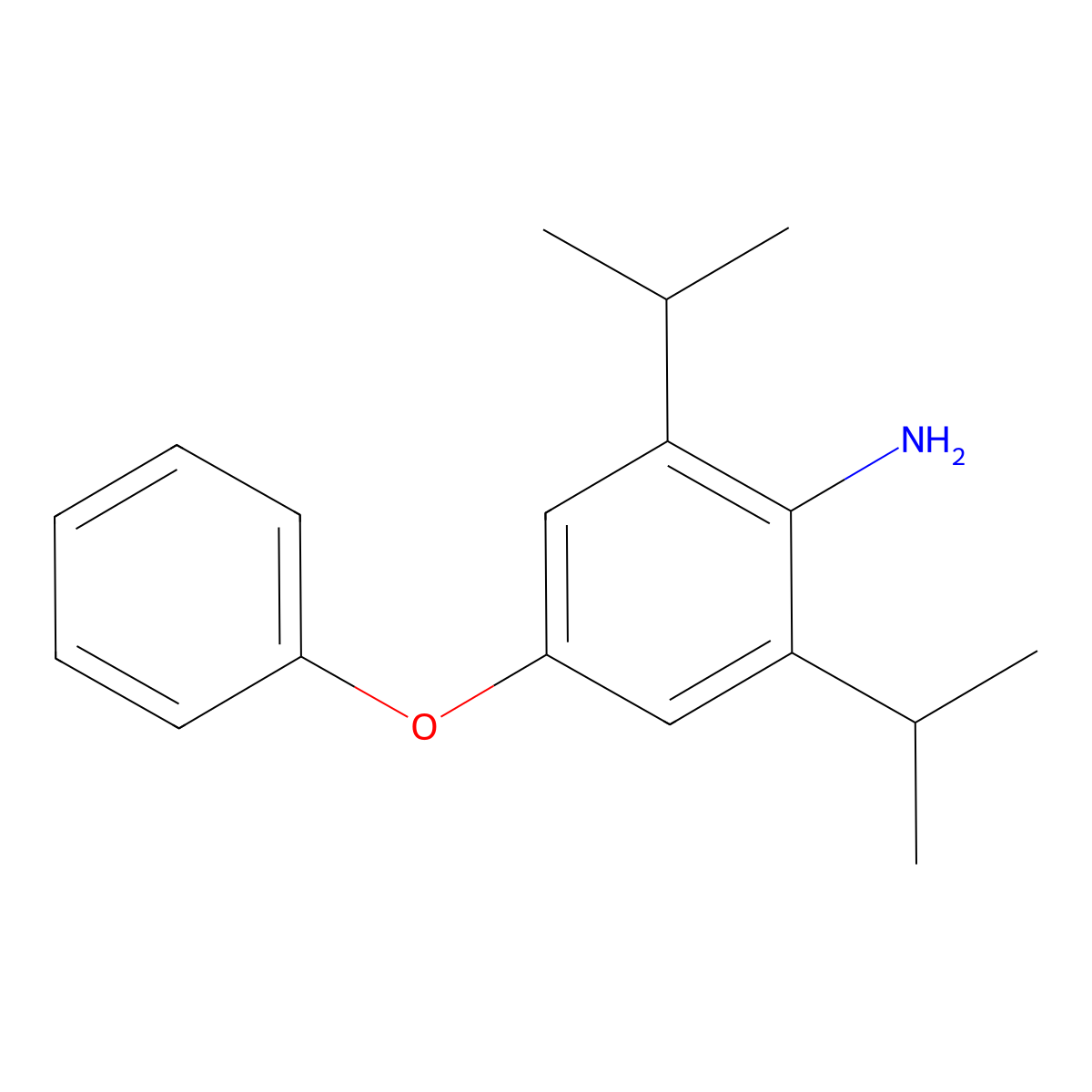 2,6-Bis(1-methylethyl)-4-phenoxybenzenamine molecular structure, CAS 80058-85-1
