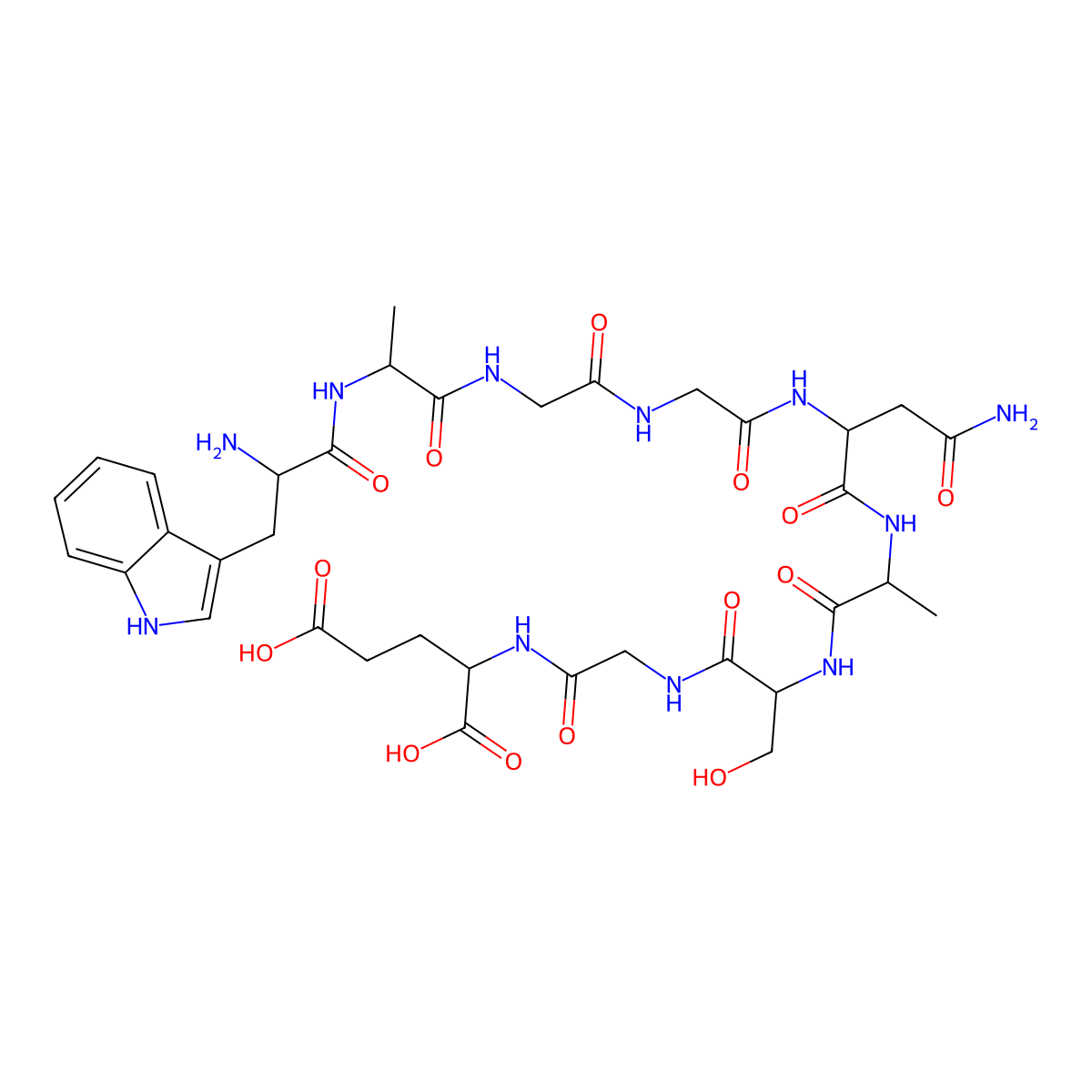 (Asn5)-delta-Sleep Inducing Peptide molecular structure, CAS 80064-67-1