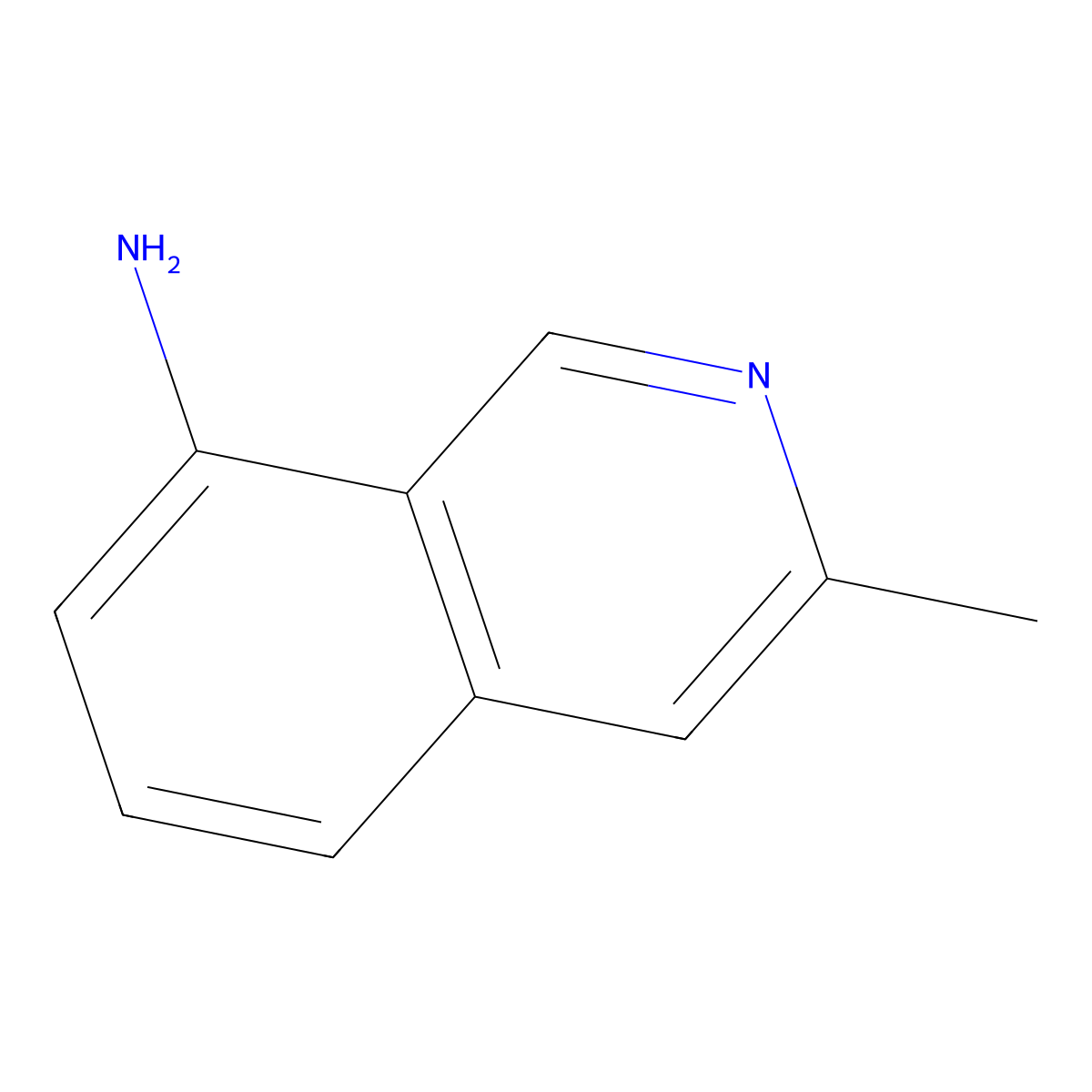 3-Methylisoquinolin-8-amine molecular structure, CAS 80066-65-5
