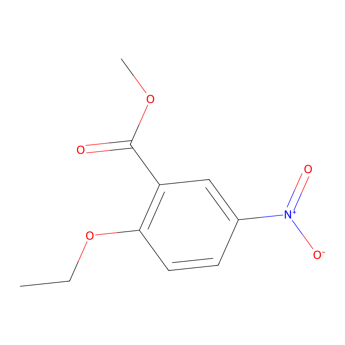 Methyl 2-ethoxy-5-nitrobenzoate molecular structure, CAS 80074-34-6