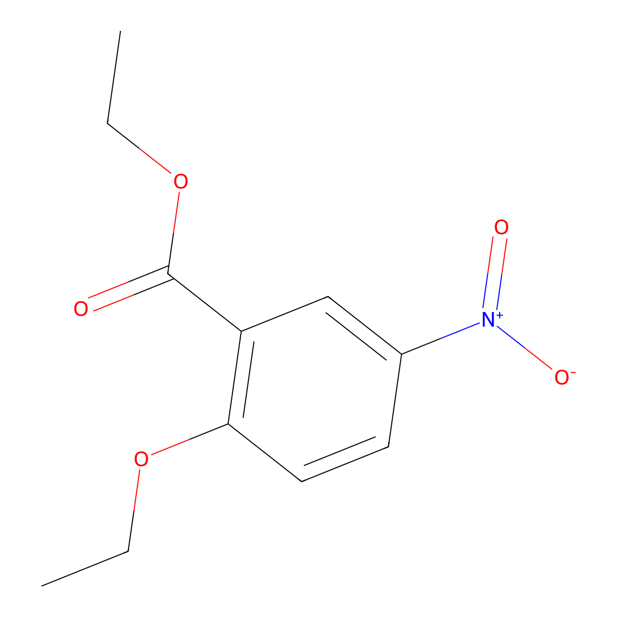 Ethyl 2-ethoxy-5-nitrobenzoate molecular structure, CAS 80074-90-4