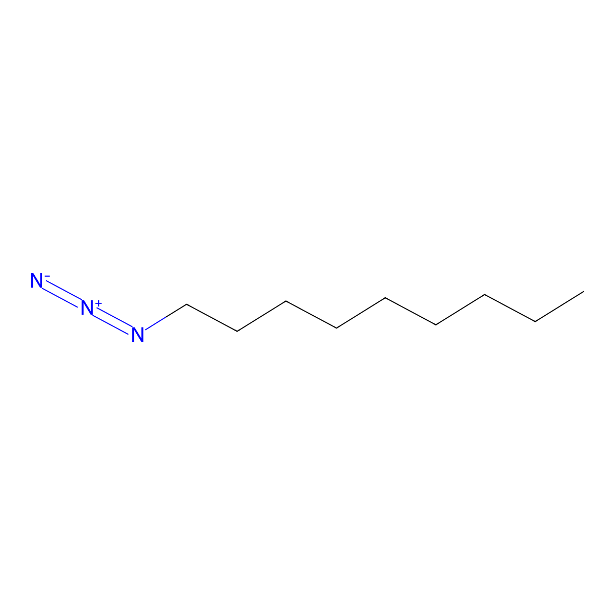 1-Azidononane molecular structure, CAS 80077-60-7