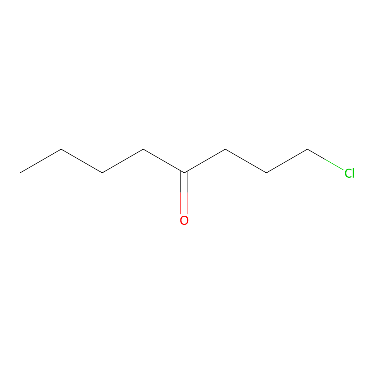 4-Octanone, 1-chloro- molecular structure, CAS 80086-19-7