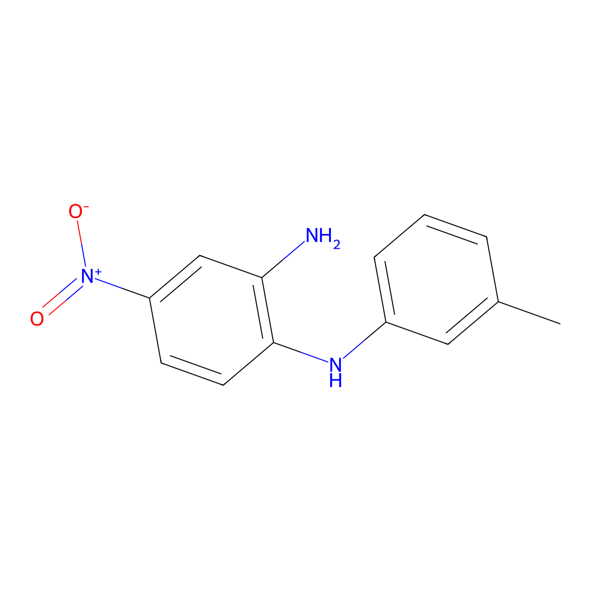 N~1~-(3-methylphenyl)-4-nitrobenzene-1,2-diamine molecular structure, CAS 80104-77-4