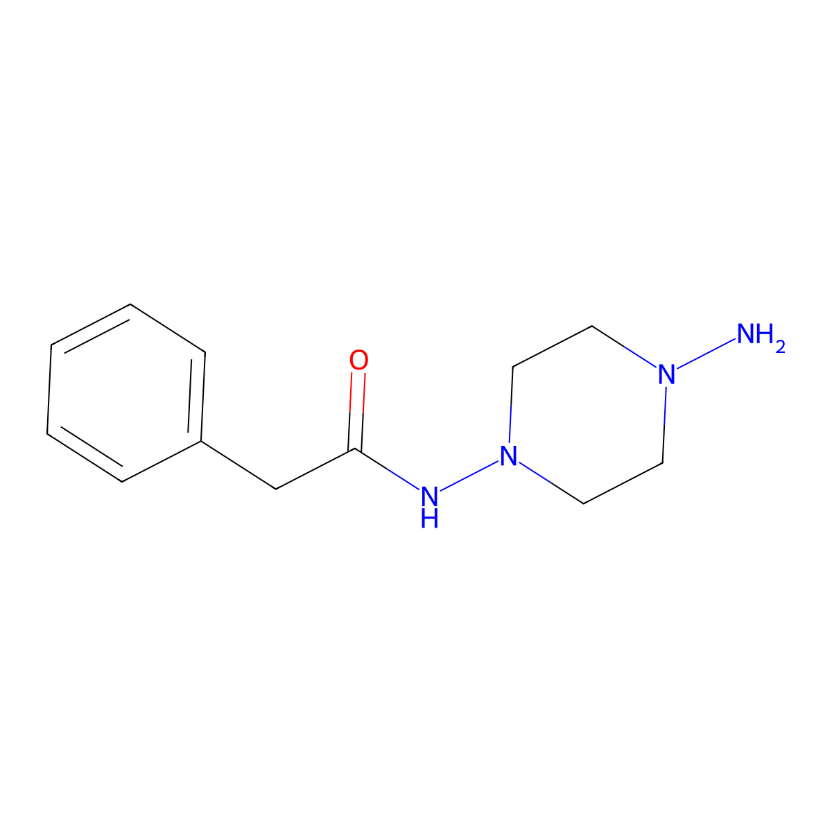 N-(4-Aminopiperazin-1-yl)-2-phenylacetamide molecular structure, CAS 801154-27-8