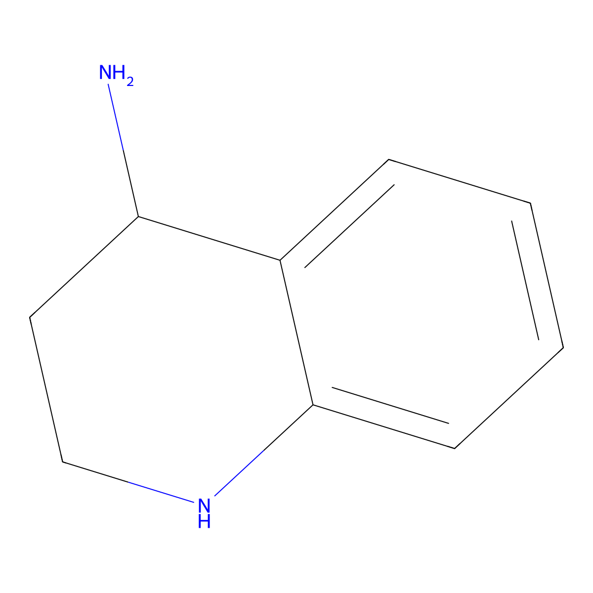 1,2,3,4-Tetrahydroquinolin-4-amine molecular structure, CAS 801156-77-4
