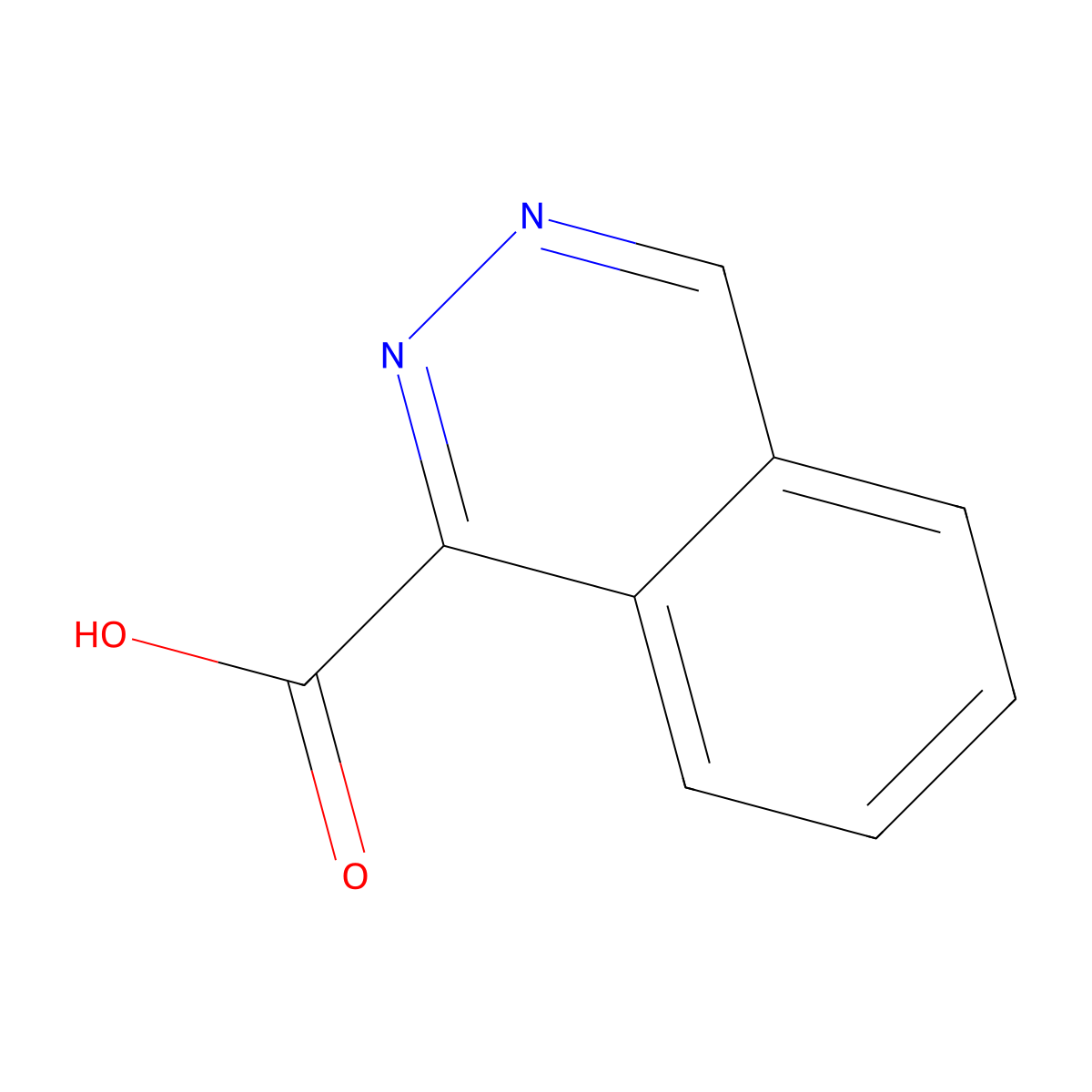 Phthalazine-1-carboxylic acid molecular structure, CAS 801161-36-4
