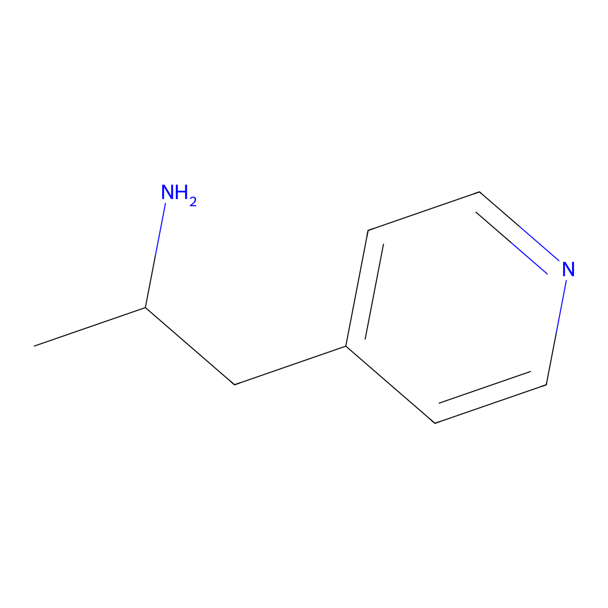1-(Pyridin-4-yl)propan-2-amine molecular structure, CAS 801173-51-3