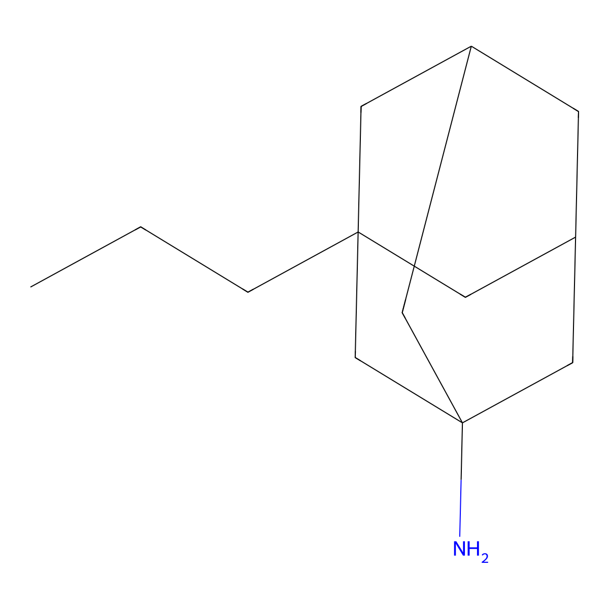 3-Propyladamantan-1-amine molecular structure, CAS 80121-61-5