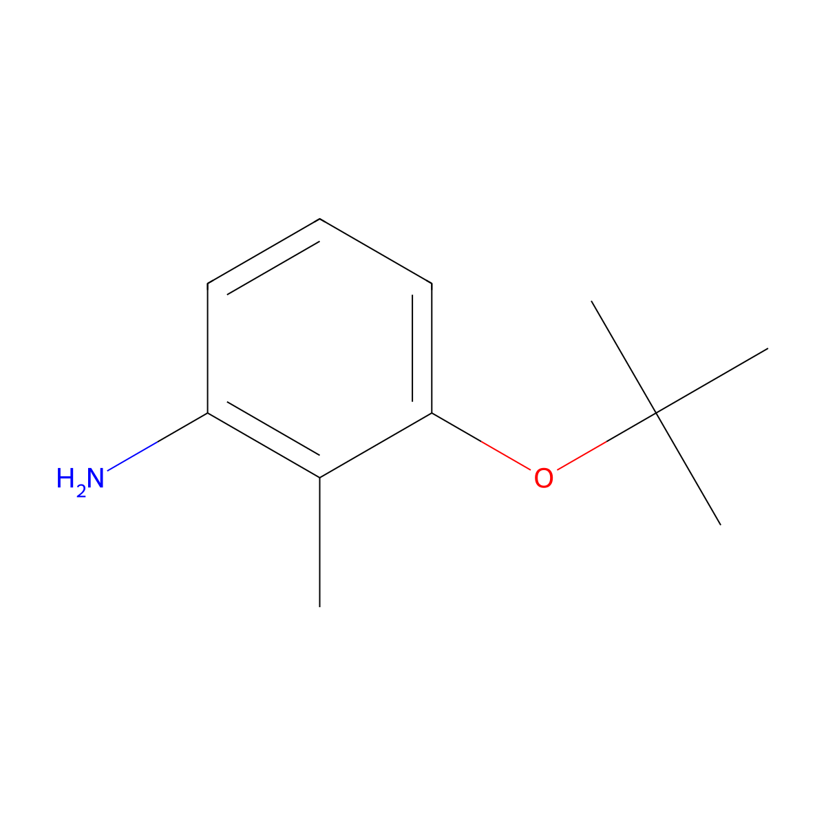3-(Tert-butoxy)-2-methylaniline molecular structure, CAS 801282-15-5