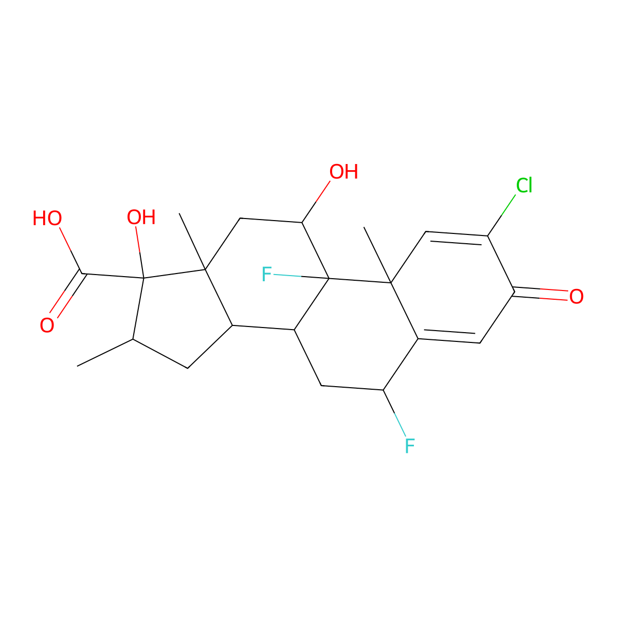 Halometasone Impurity 9 molecular structure, CAS 80157-55-7