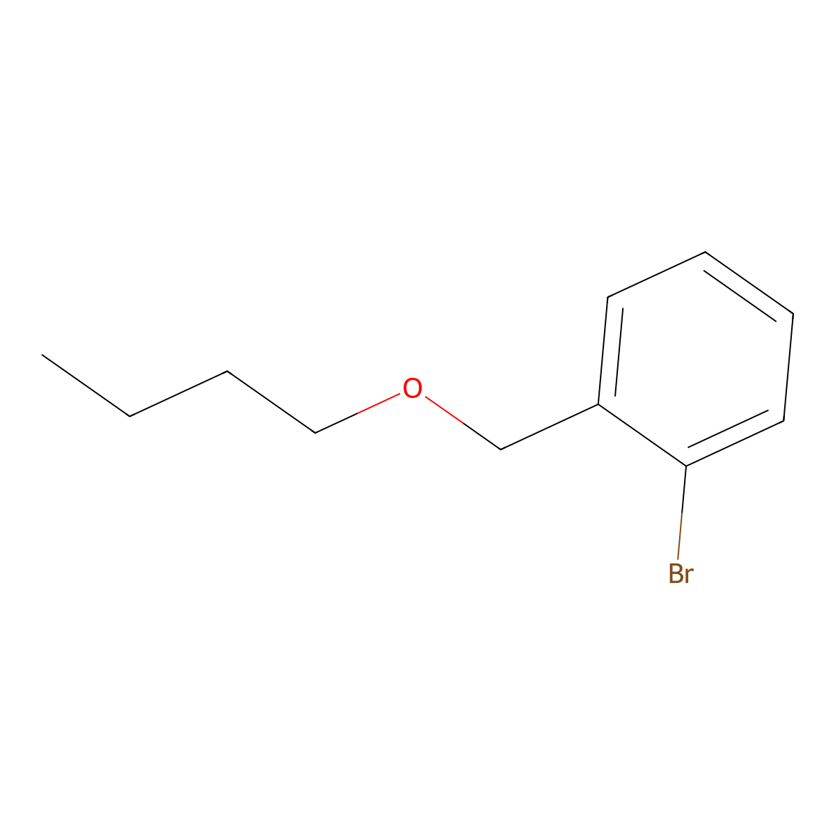 1-Bromo-2-[(n-butyloxy)methyl]benzene molecular structure, CAS 80171-36-4