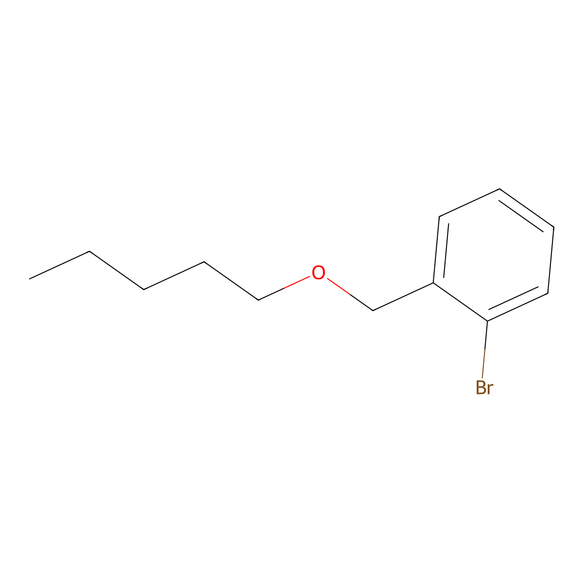 1-Bromo-2-((pentyloxy)methyl)benzene molecular structure, CAS 80171-37-5